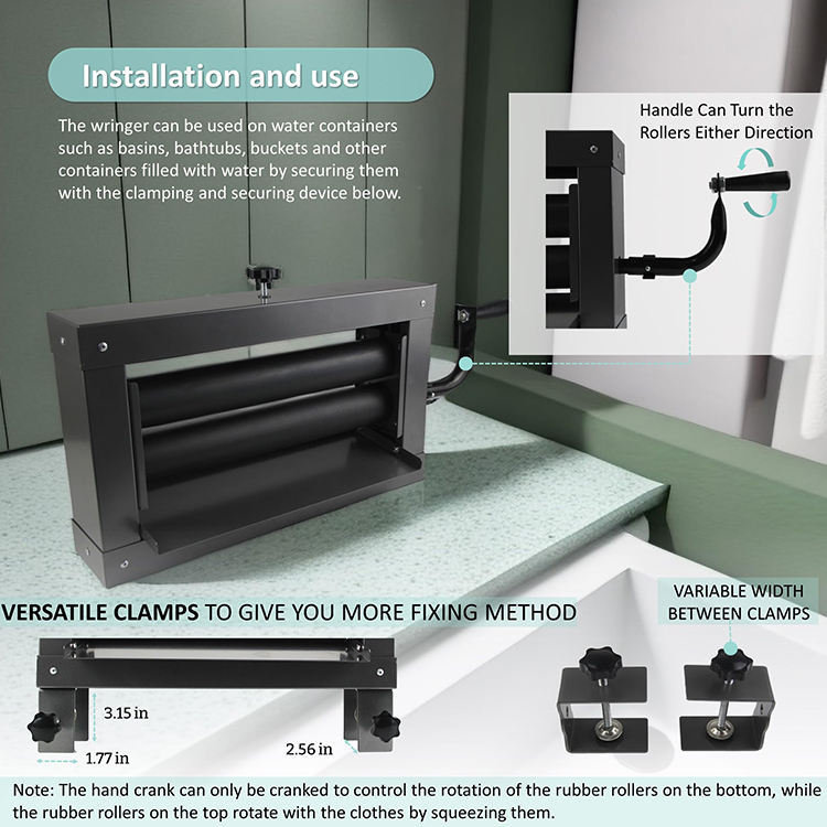 Heavy Duty Off Grid Laundry Wringer
