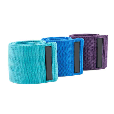 Anti-Slip Yoga Resistance Band Set, Fabric Loop Bands for Strength Training