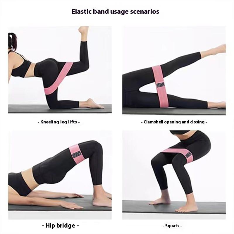 Elastic Fabric Resistance Bands Set for Glute & Lower Body Training