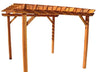 14 Ft. W x 10 Ft Cedar Pergola Kit - Includes Hardware